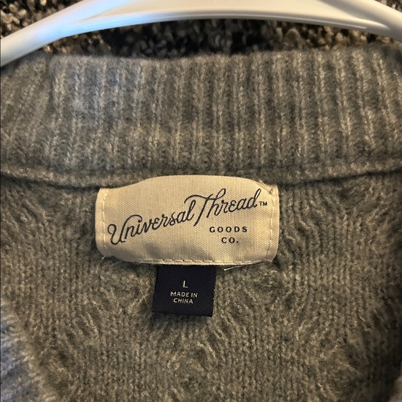 Universal Thread Gray Knit Sweater - Picture 2 of 3